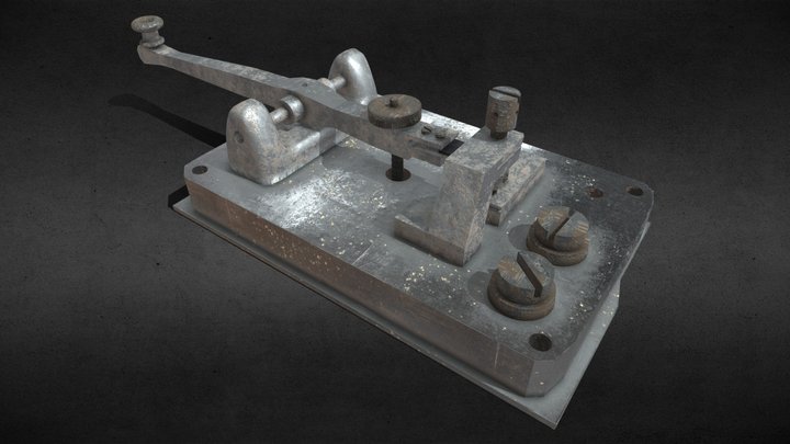 Old abandoned telegraph 3D Model