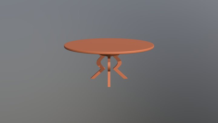Dining Table Design 3D Model