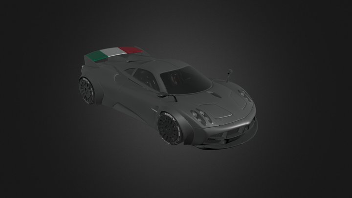 Pagani Huayra 2012 Modded 3D Model