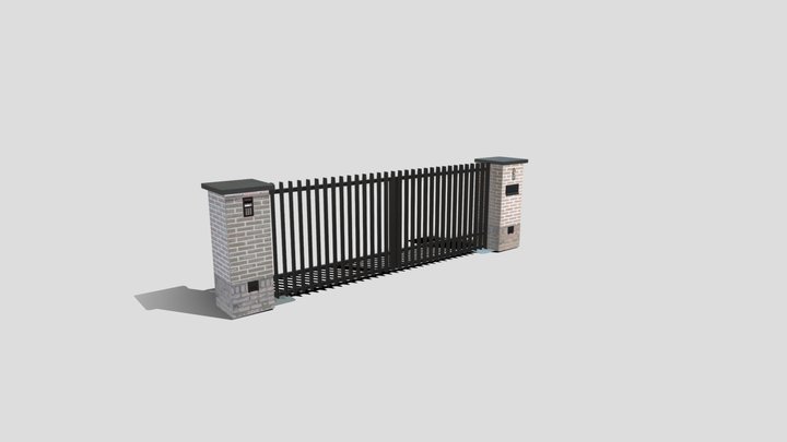 Draaipoort - Fam. in 't Veld 3D Model