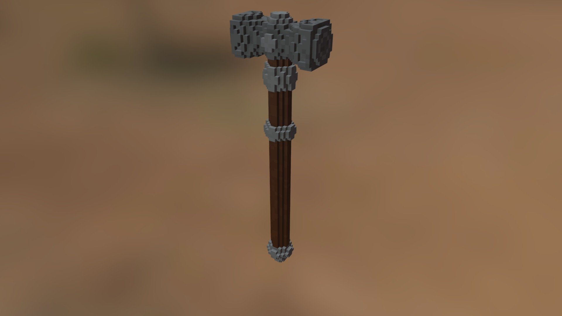 Warhammer in Minecraft Buy Royalty Free 3D model by LevStoy [ee0d64d