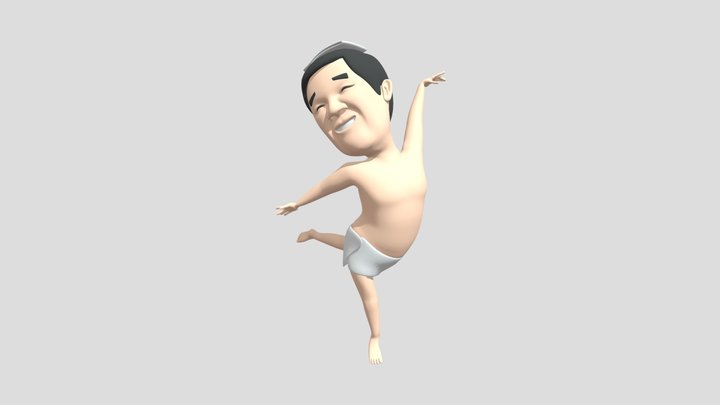 おじさん 3D Model