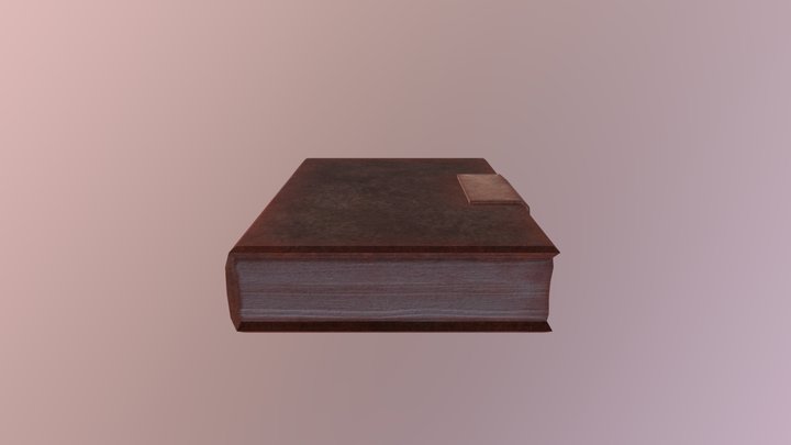 Worn book 3D Model