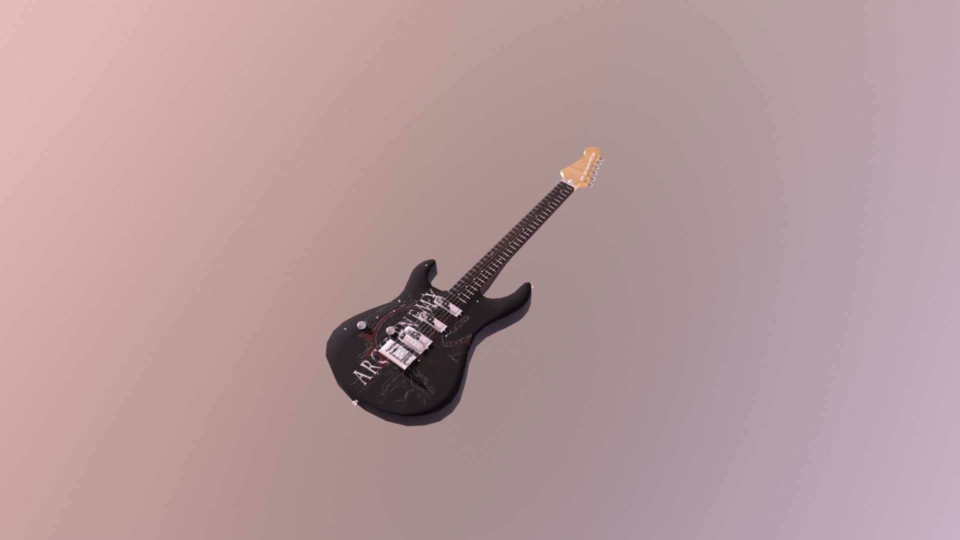 Guitarra3 - 3D model by marciofrehley1 [ee116e7] - Sketchfab