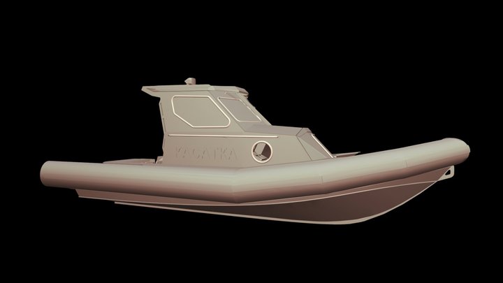 Катер КАСАТКА 3D 3D Model