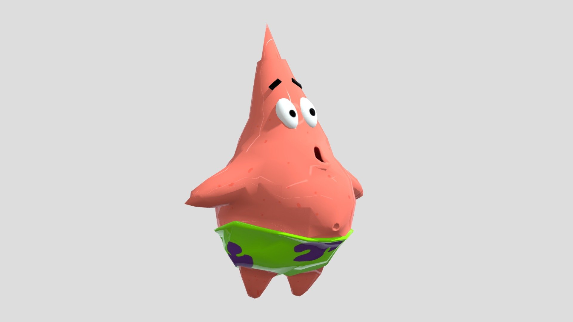 SpongeBob_SquarePants_Patrick_Star - 3D model by 啾啾學三滴 JoJo_3D_Class ...