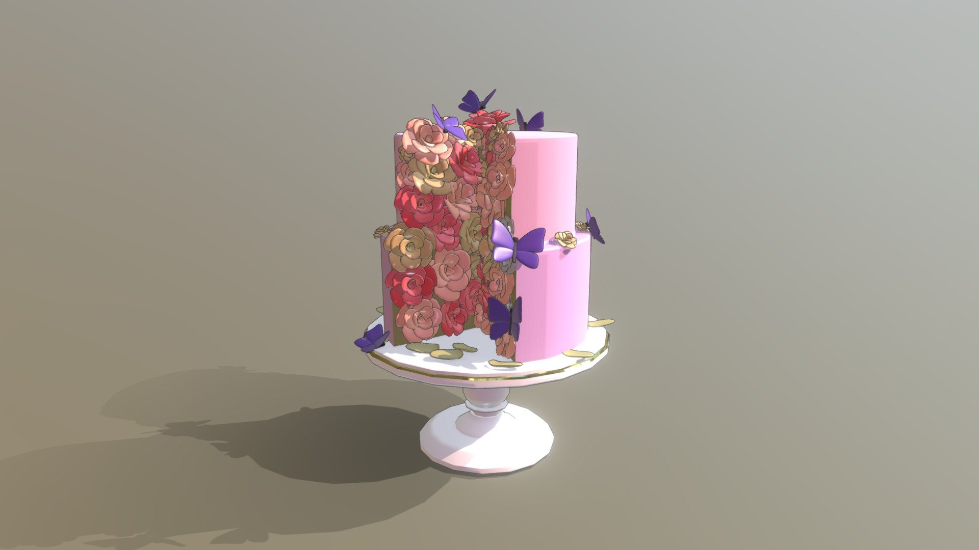 Day3 Anime Cake Download Free 3d Model By Arte Hexe Illusiveskarwing Ee146d0 Sketchfab 0829