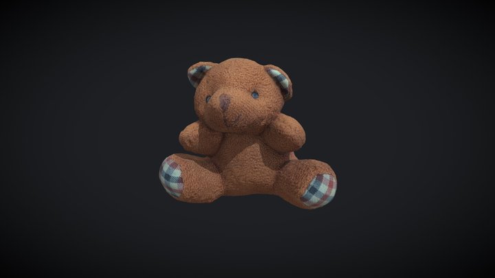 Toy_ Bear_01 3D Model