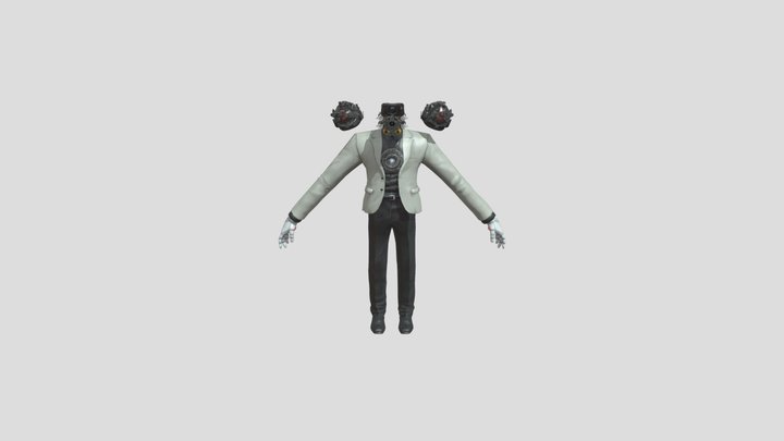 Titan Laser Man 3D Model