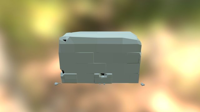 Beach Ruins MOD Rev002 3D Model