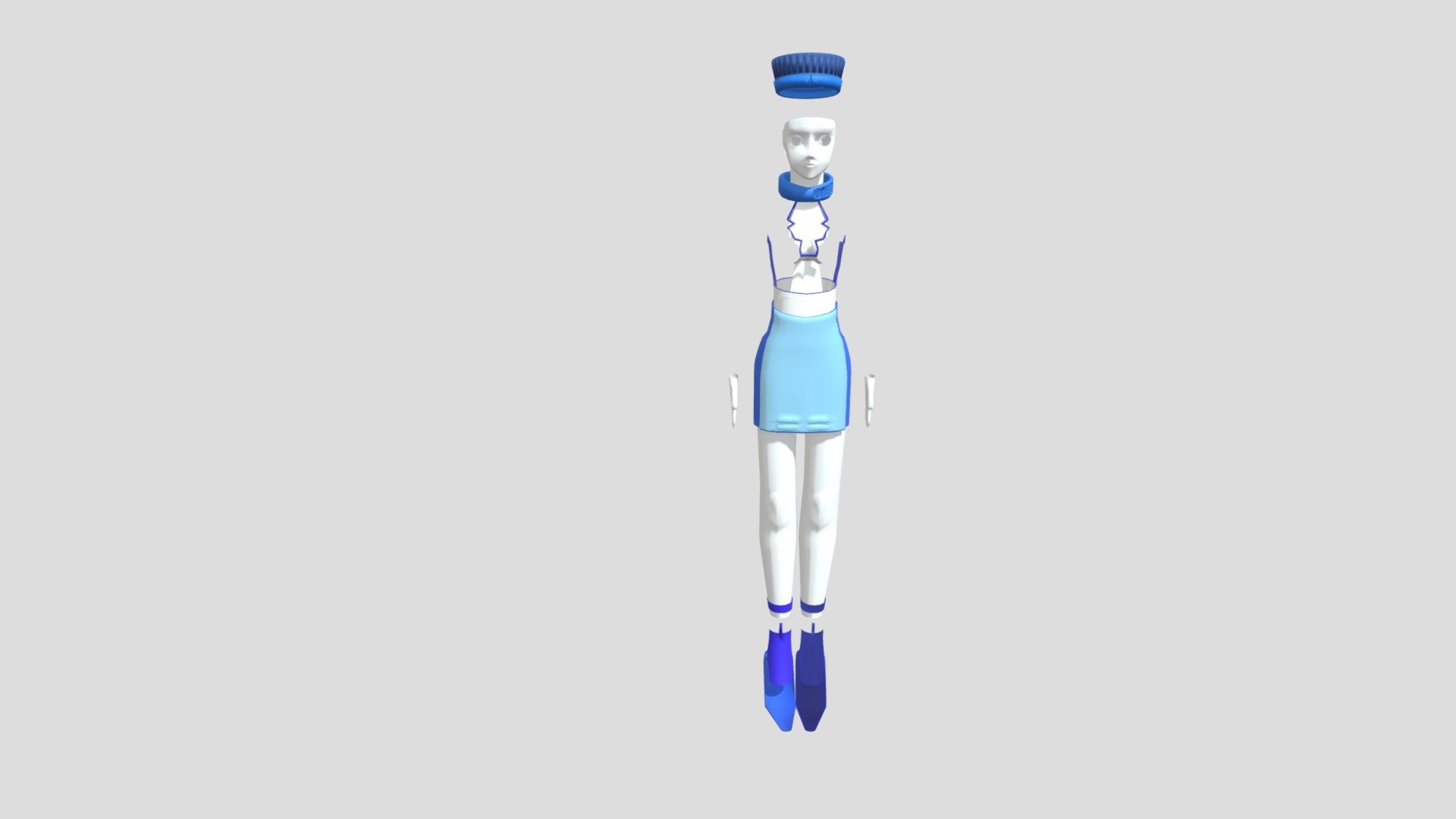 Guild Lady Redesign Obj Format High Poly