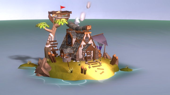 Diorama (Dome) 3D Model