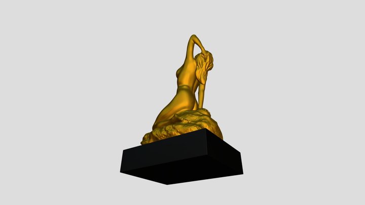 girl statue 3D Model