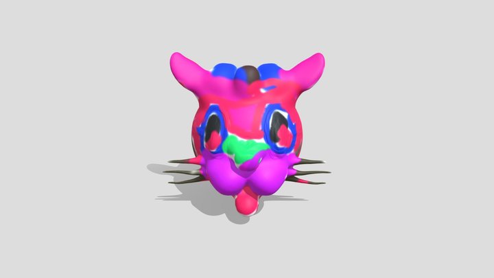 colorful bunny 3D Model