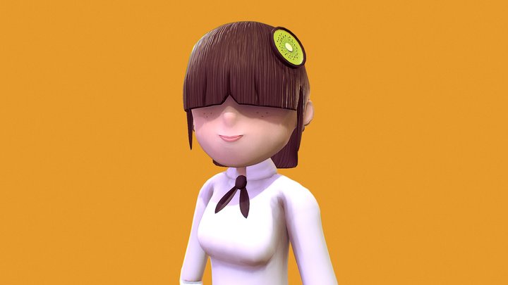 Kimi Kiwi 3D Model