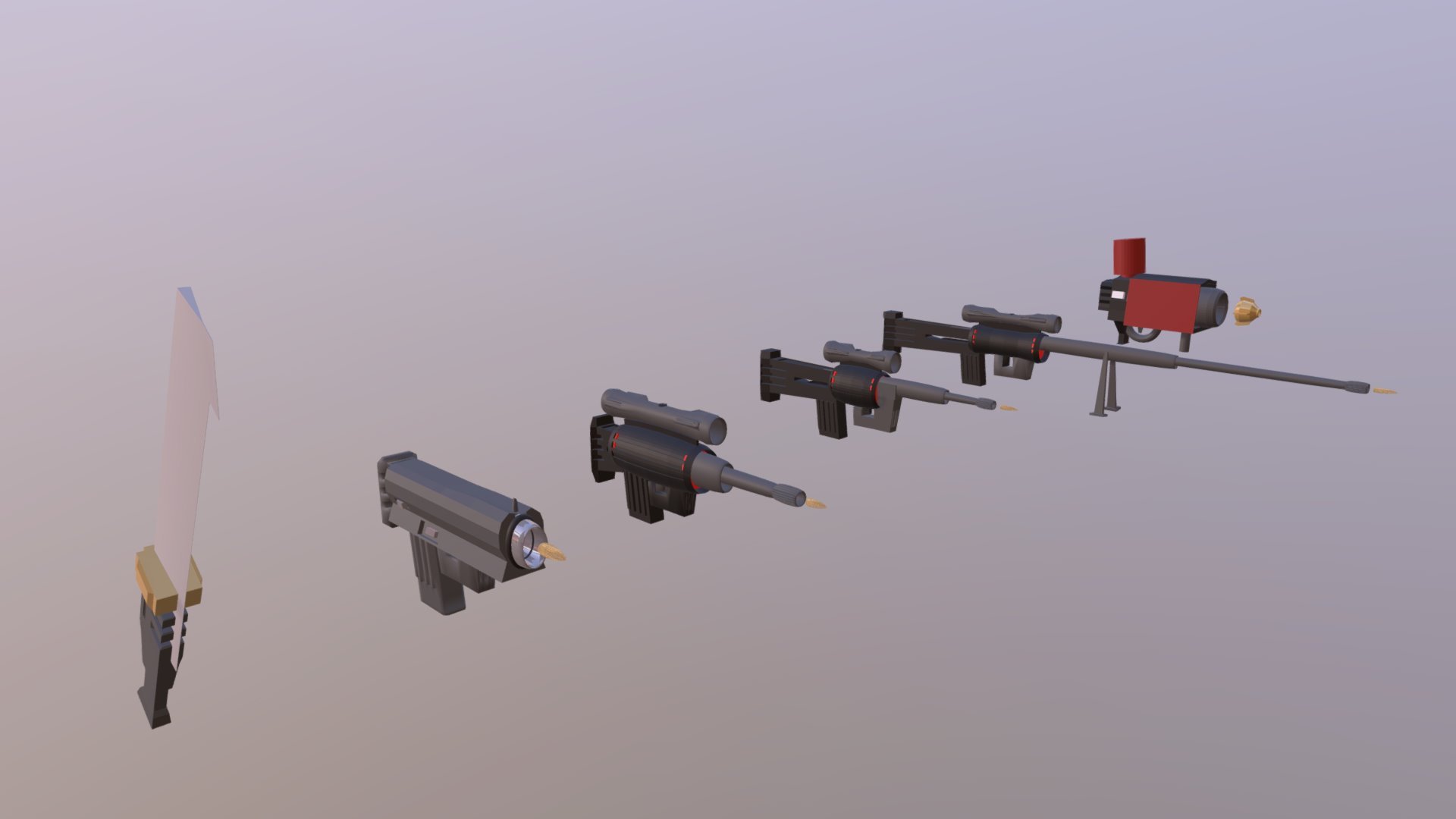 SWGZ Weapons - 3D model by shockwavegamez01 [ee1a749] - Sketchfab