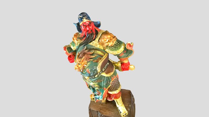 [Libre]Character Model – Guangong – Free 3D Model STL