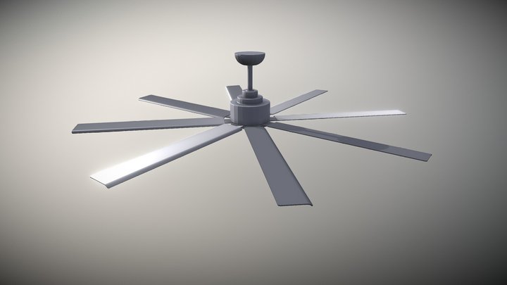 fans_residential_4_Minka - H2O-65_F896-65-ORB 3D Model