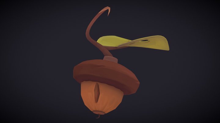 acorn. 3D Model
