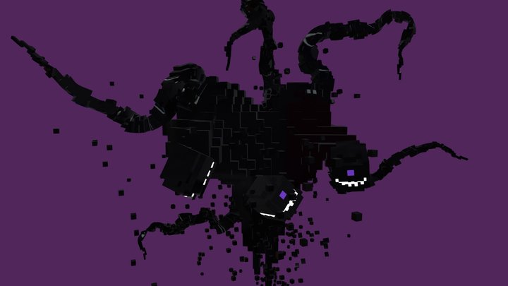 Wither Storm boss 3D Model