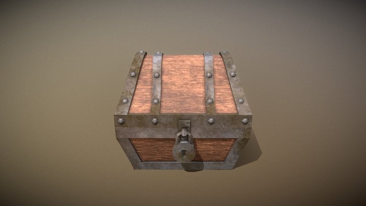 Animated Chest 3D Model