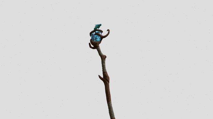 magic staff 3D Model