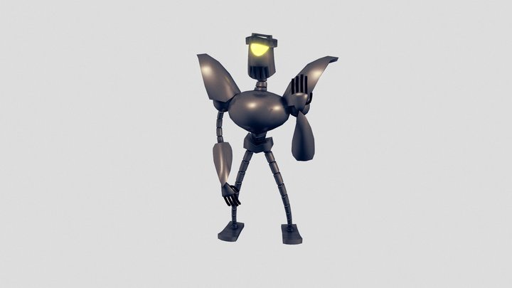 Cyrus_ Trash Can 3D Model