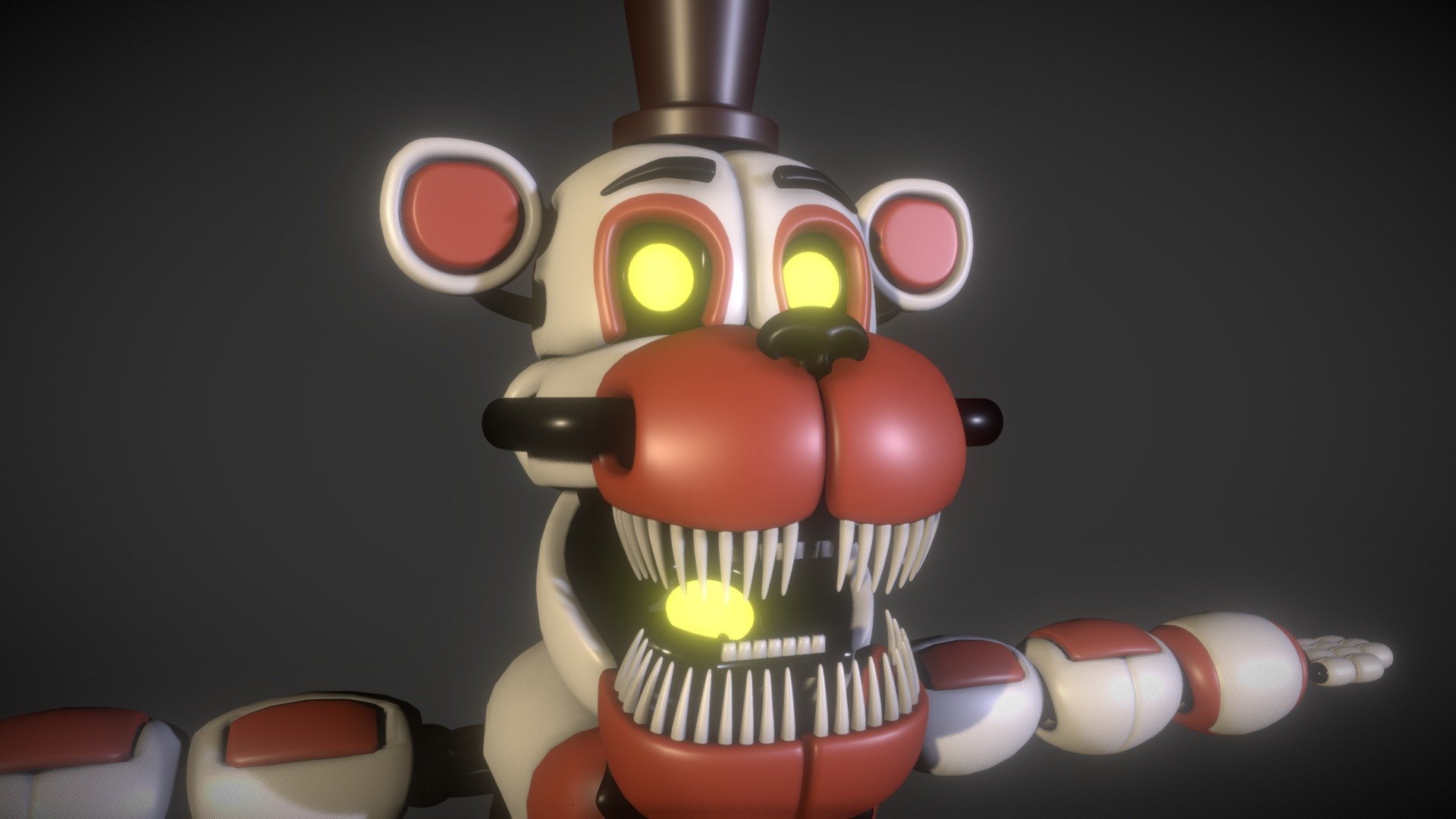 Molten freddy[FNaF] - Download Free 3D model by 🇧🇷 SamelCookies