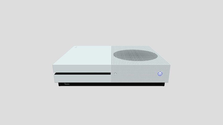 Microsoft-xbox-one-s-game-console 3D Model