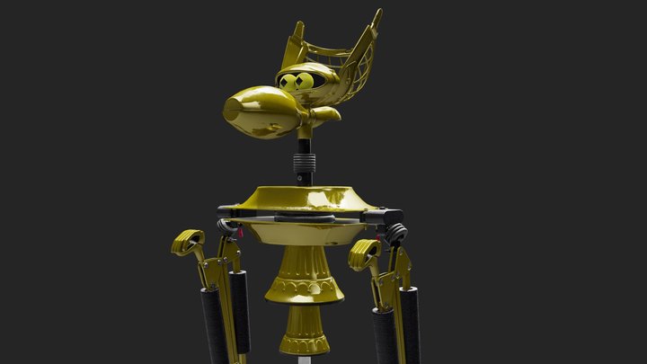 Crow T Robot 3D Model