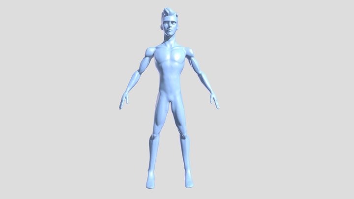 Anatomy Sculpted 3D Model