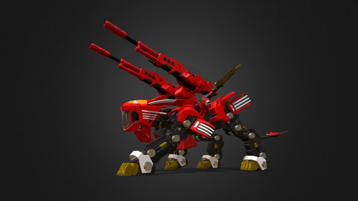 Blade Liger Zoids 3D Model