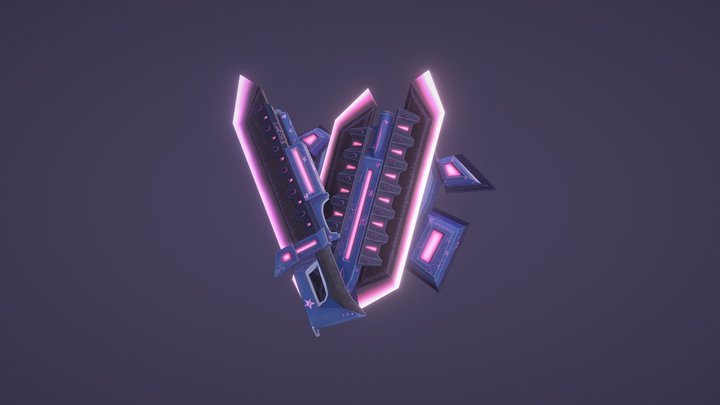 Brutalist set 3D Model