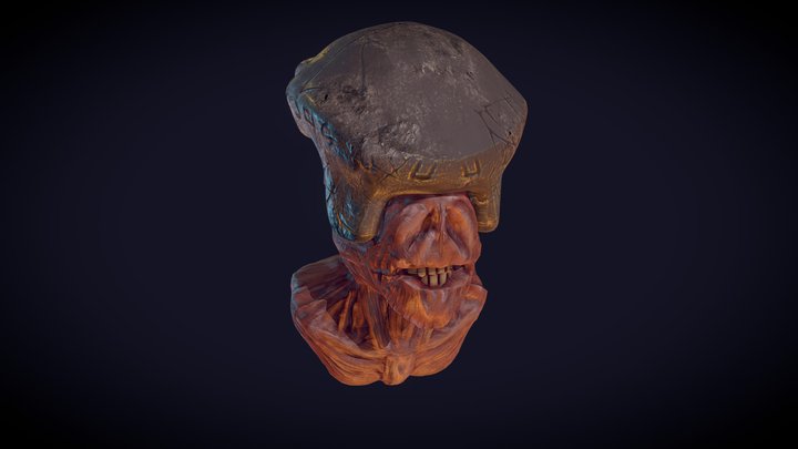 Stonehead monster 3D Model