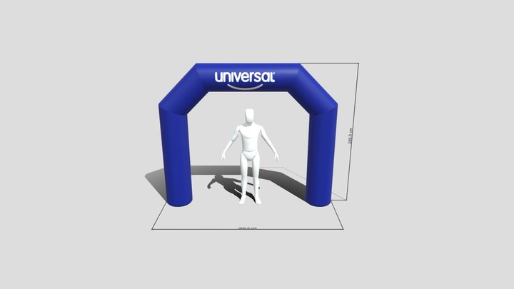 Arco 3_0 x 2_46 m 3D Model
