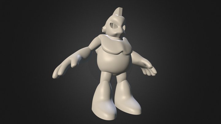 HardSurface Training - Bombman 3D Model