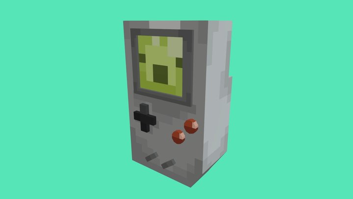 Gameboy 3D Model