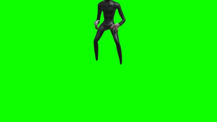 Zombie Dying 3D Model