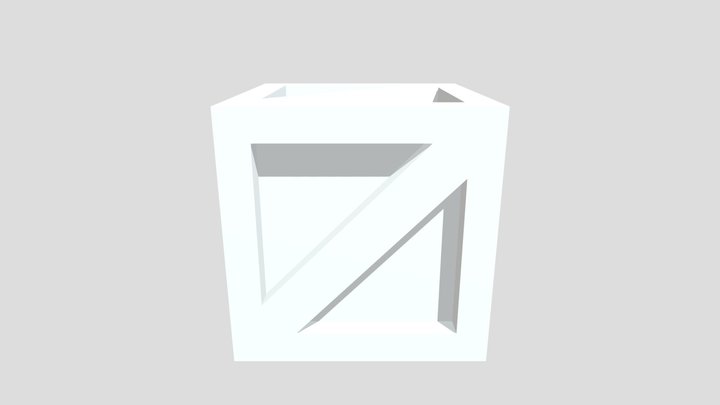 Crate OBJ Version 3D Model