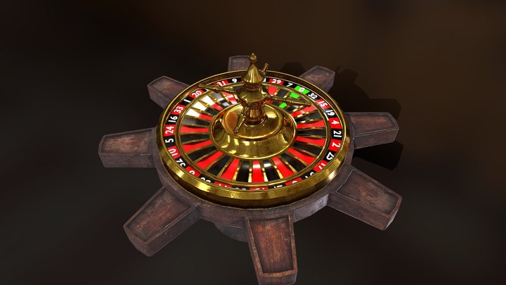 Roulette Wheel 3D Model