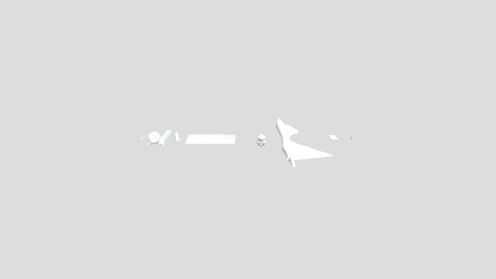 10 Objects homework 3D Model
