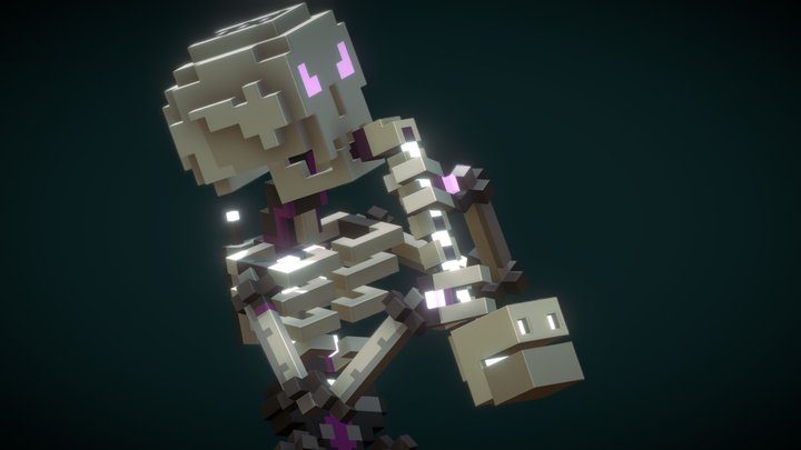 Recycled Human - Synth hunters Game. 3D Model