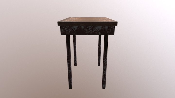 Desk 3D Model