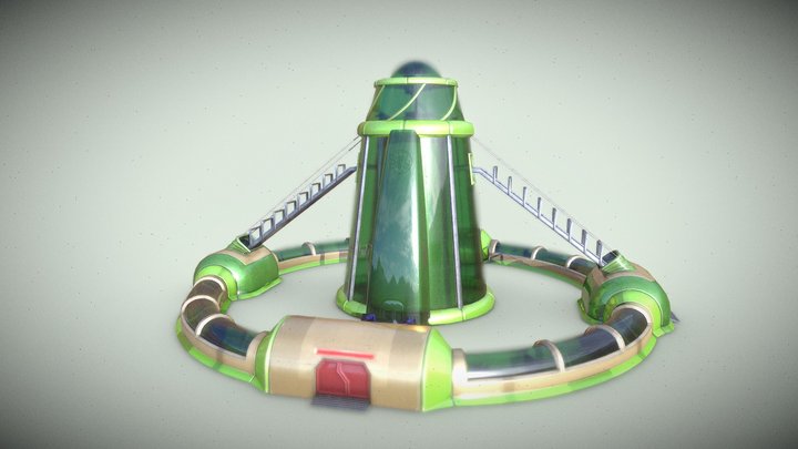 Mine - Eco Faction | Version 2 3D Model
