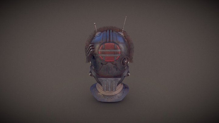 Steampunk head 3D Model