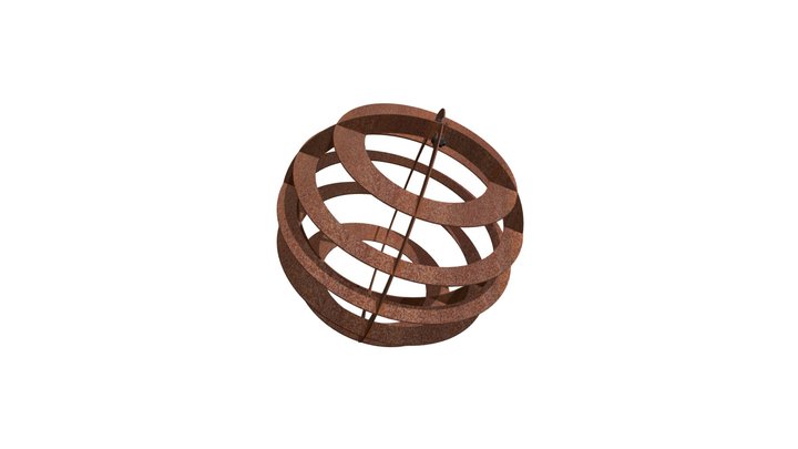 Sphere Terra 40 cm 3D Model