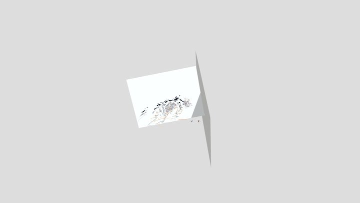 Lobo mural demo con quill 3D Model