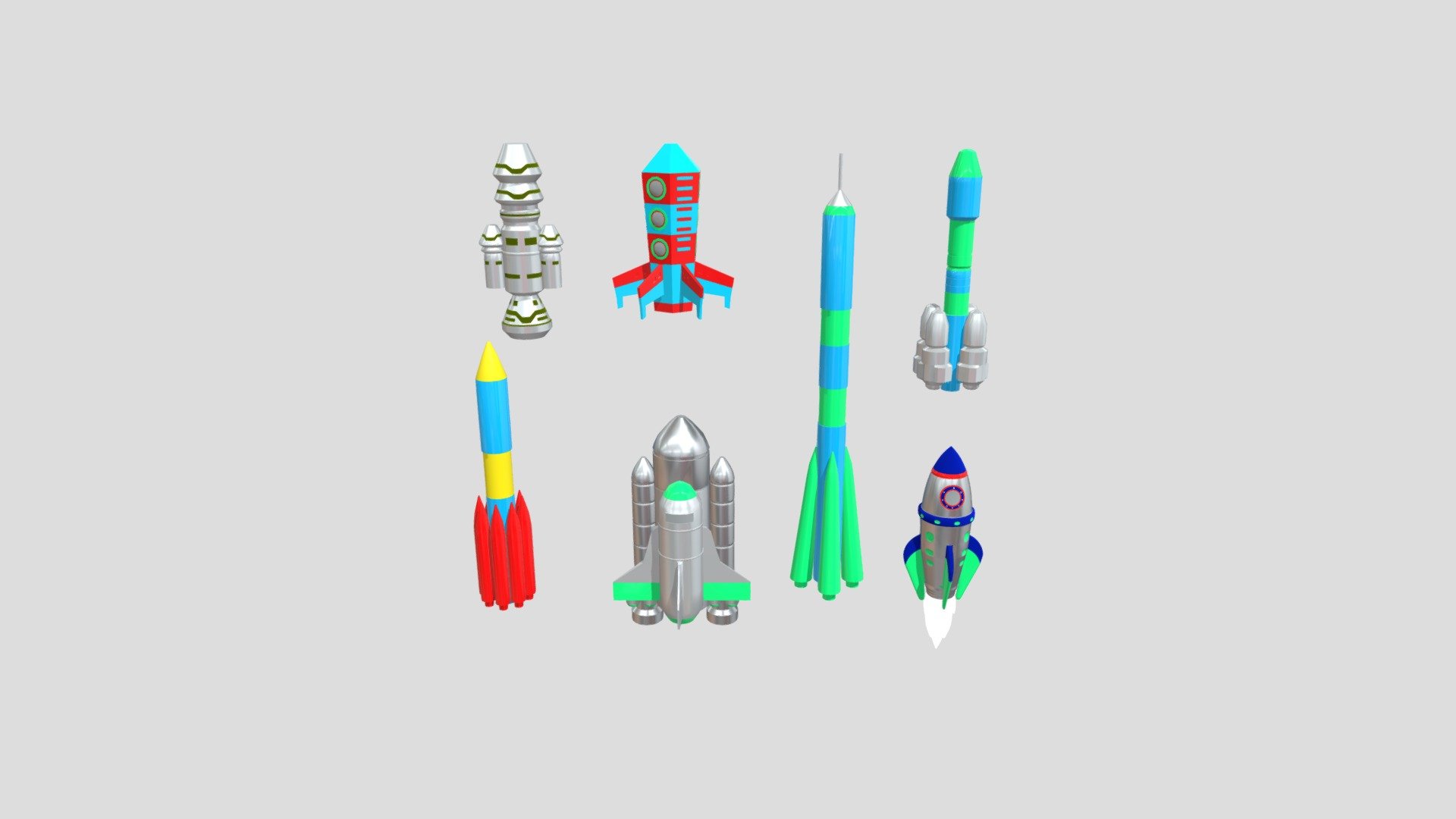 Rocket002 Download Free 3D model by 1araimjonov [ee23435] Sketchfab