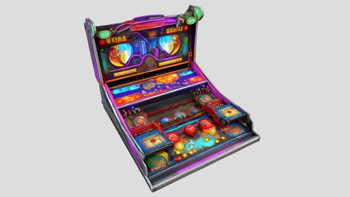 Pinball Game Board – Kostenloses 3D-Modell STL