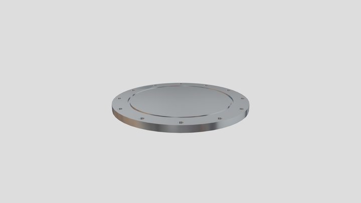 ISO-F Vacuum Blank Flange 3D Model